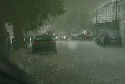 Sometimes it rains in Putney.