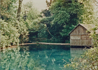 Silent Pool hut.
