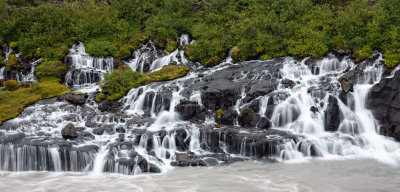Hraunfossar waterfall