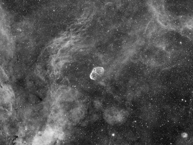 NGC6888 The Crescent Nebula wide field