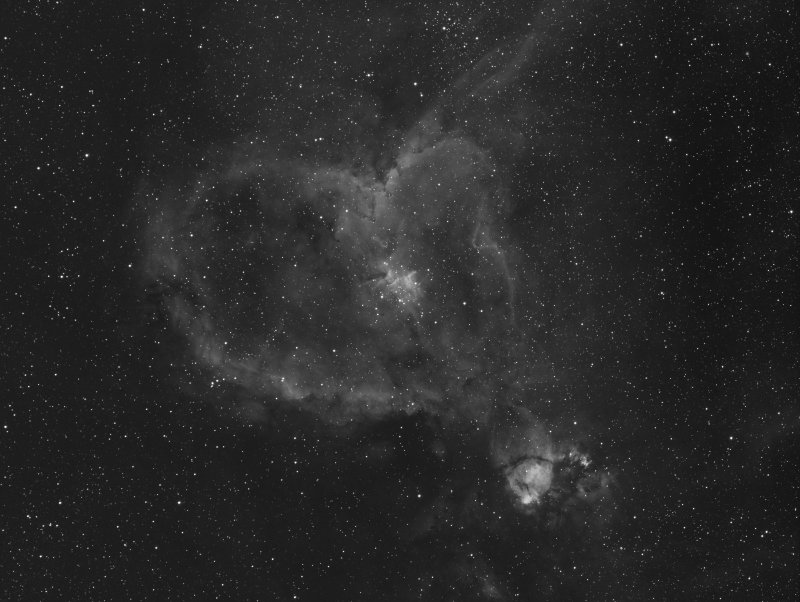 Heart Nebula with the 300mm