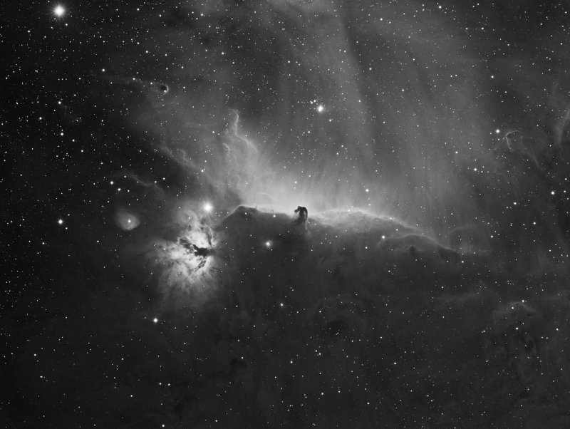 	 Horse Head and Flame Nebula with the Pentax 300mm Takumar