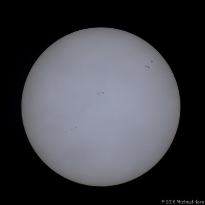 zonnevlekken AR2589/AR2588/AR2585- sunspots AR2589/AR2588/AR2585