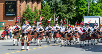 Aurora, Ontario, Canada July 1, 2019 Parade