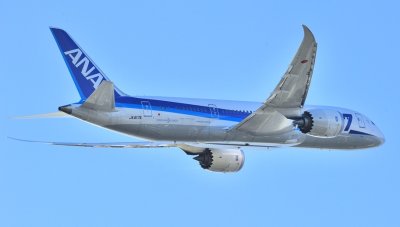 ANA's B-787-8, JA817A, Flyby