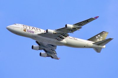 THAI Old B-747/400, HS-TGW Still Flying