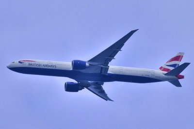 Rare on this Flightpath: BA, B- 777/300, G-STBA