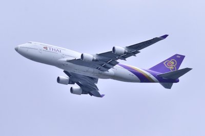 THAI's B-747/400, HS-TGA, One Of The First