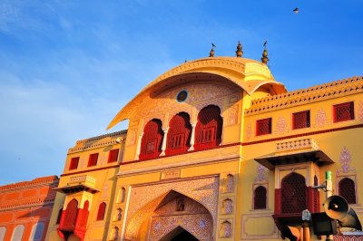 One Of the Palace Doors at Sunrise