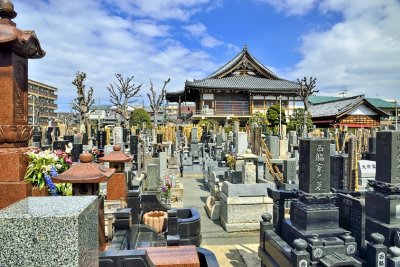 Graveyard and Temple, So Peaceful