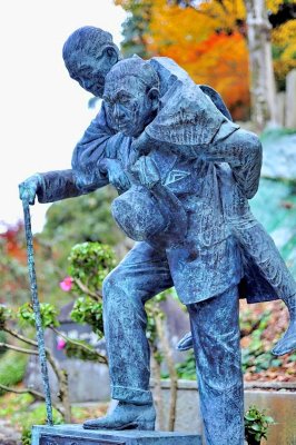 Ryoichi Sasagawa Bronze Statue