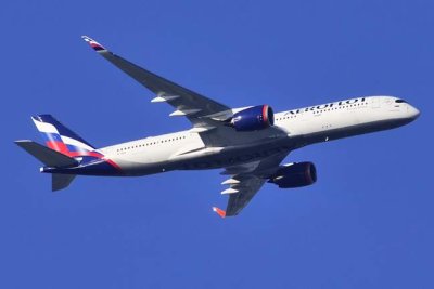Aeroflot A350-900, VP-BXA, Climbing