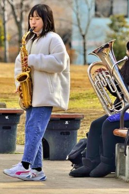 Brass Practise, In the Park