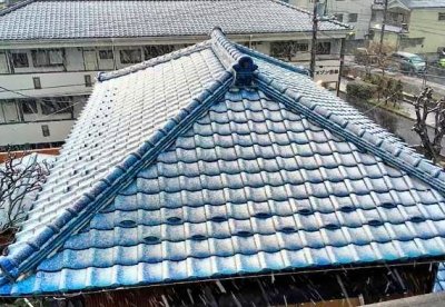 Snowing On Gone Roof