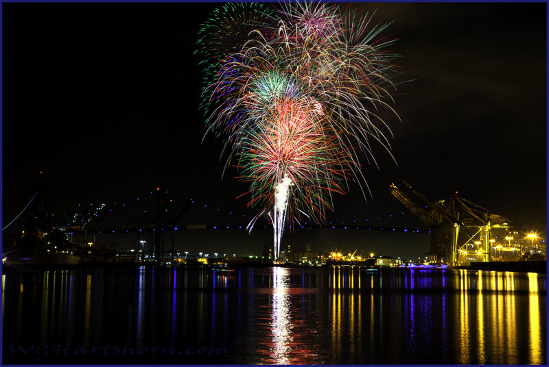 Vincent Thomas Fireworks