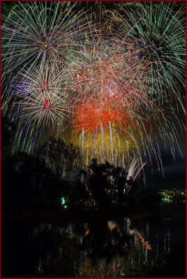 July 4th Fireworks Rose Bowl