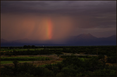 Arizona Monsoon Rainbow