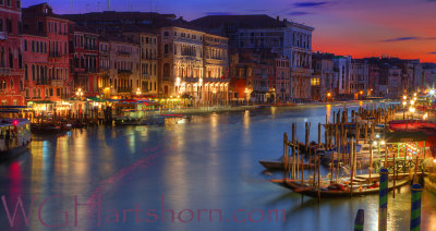 Venice Grand Canal Twilight