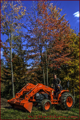Autumn Kubota Tractor Vermont