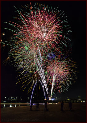 Newport Beach Pier Fireworks