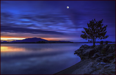 Reflection Lake Moonlight