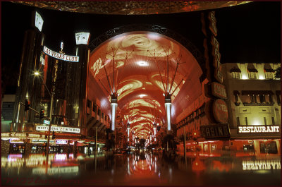 Reflections of Fremont Street