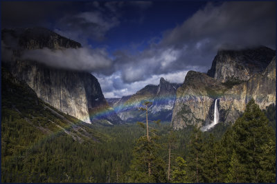 Tunnel View Rainbow