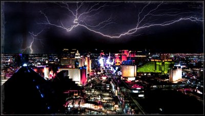 Lightning over Vegas