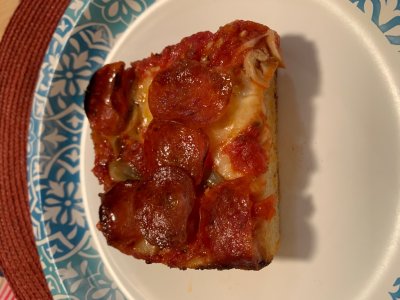 Detroit style Pizza