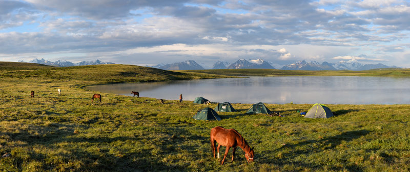 the Kaldjin-Kol lake