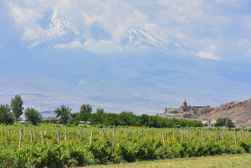 Khor Virap monastery with Ararat in the background