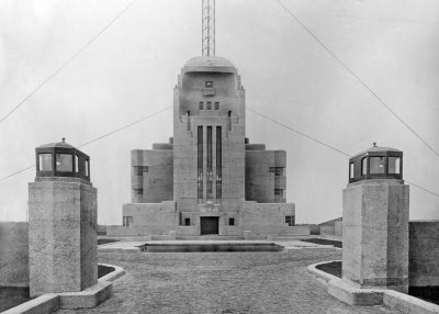 Main Transmitter Building A entrance at Radio Kootwijk