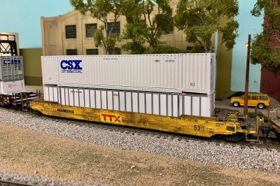 DTTX 652756 - Rapido 53' Husky-Stack Well Car