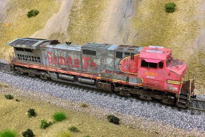 This model was BNSF 696 out of the box, I took it a few steps further.
