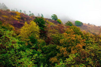 Hills in the clouds