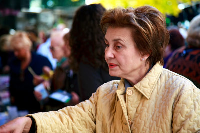 Lady on the market place