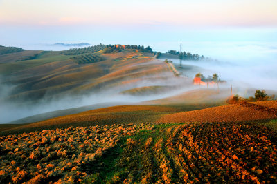 Eroded hills