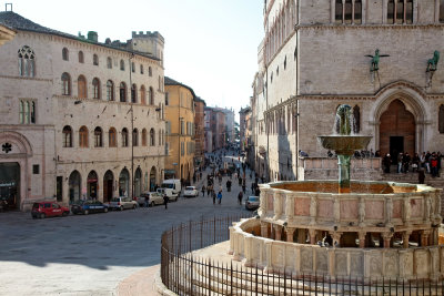 View from Piazza IV Novembre