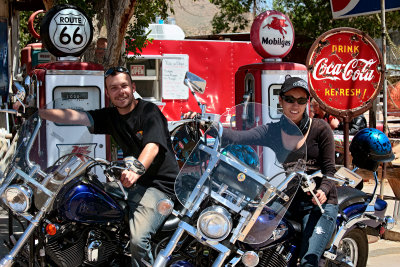 Bikers on Route 66
