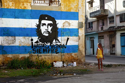 Che Guevara, icon of the Cuban propaganda