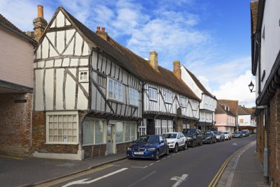 Half-timbered houses