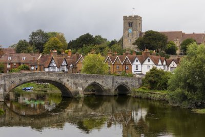 Aylesford Bridge and River Medway