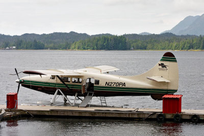 A float plane is one way to get out to Neets Bay