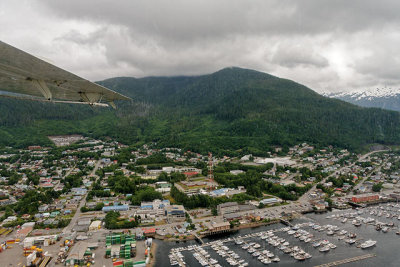 Aerial view of Ketchikan
