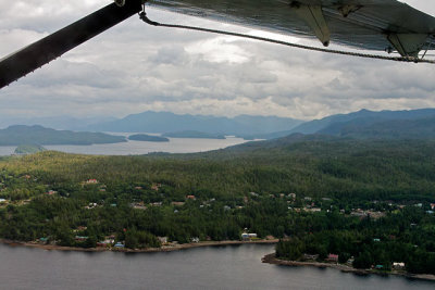 Aerial view of Revillagigedo Island