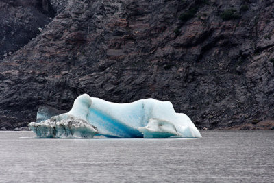 Small iceberg (bergy bit) in Mendenhall Lake