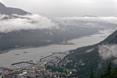 Juneau and Gastineau Channel from Mount Roberts