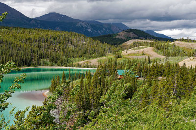 Emerald Lake, on the Klondike Highway