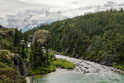 On the Yukon & White Pass Railway