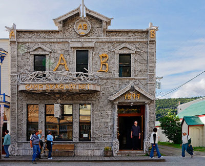 The most photographed building in Skagway